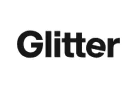 Bold text spelling 'Glitter'