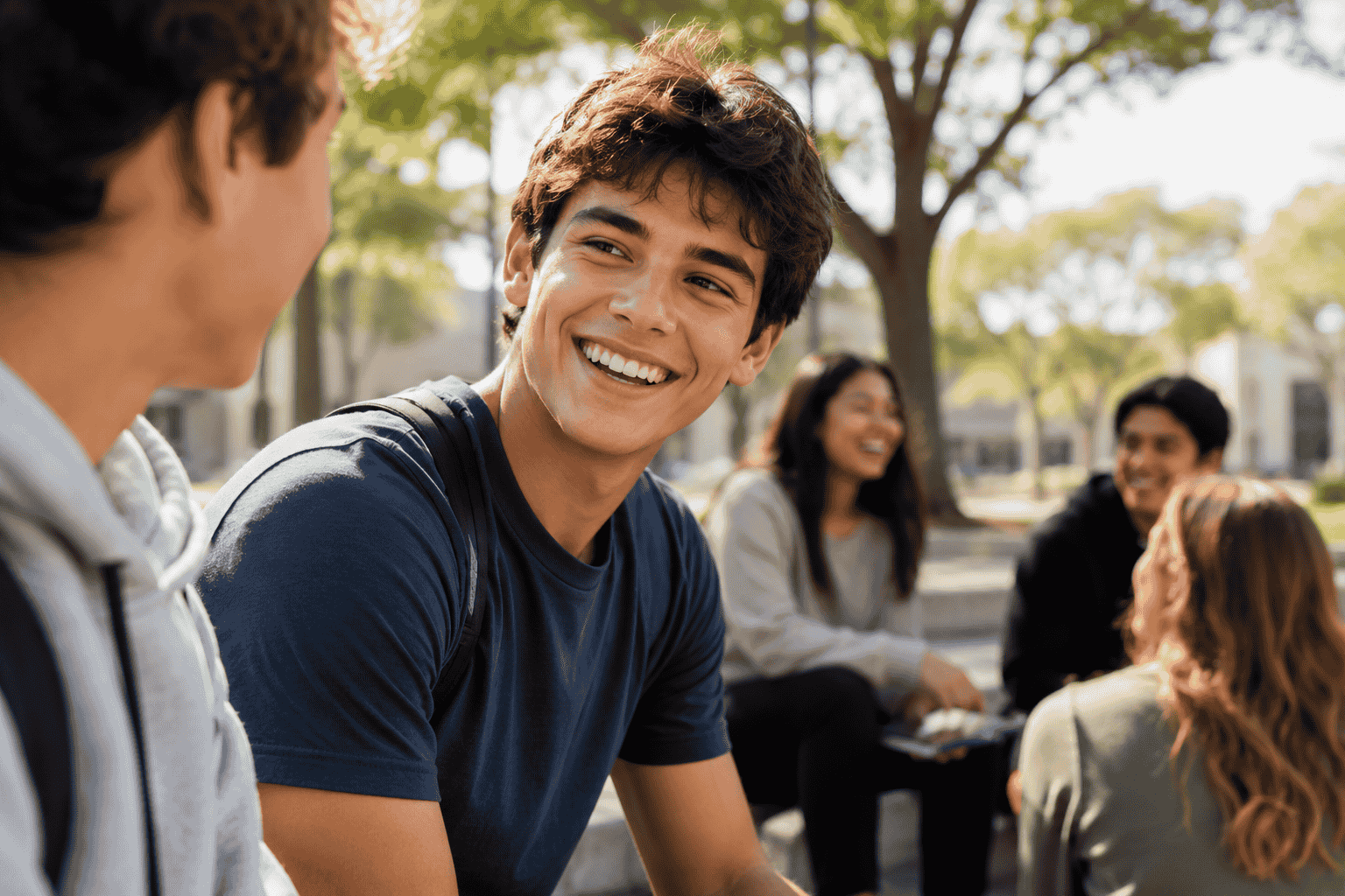 teen after invisalign treatment smiling